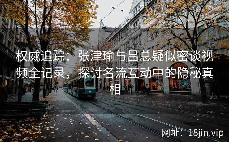 权威追踪：张津瑜与吕总疑似密谈视频全记录，探讨名流互动中的隐秘真相